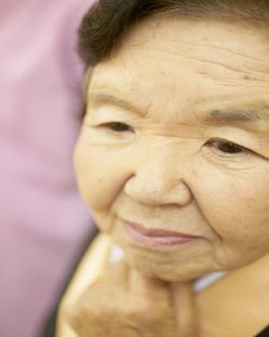 Thoughtful Elder Woman